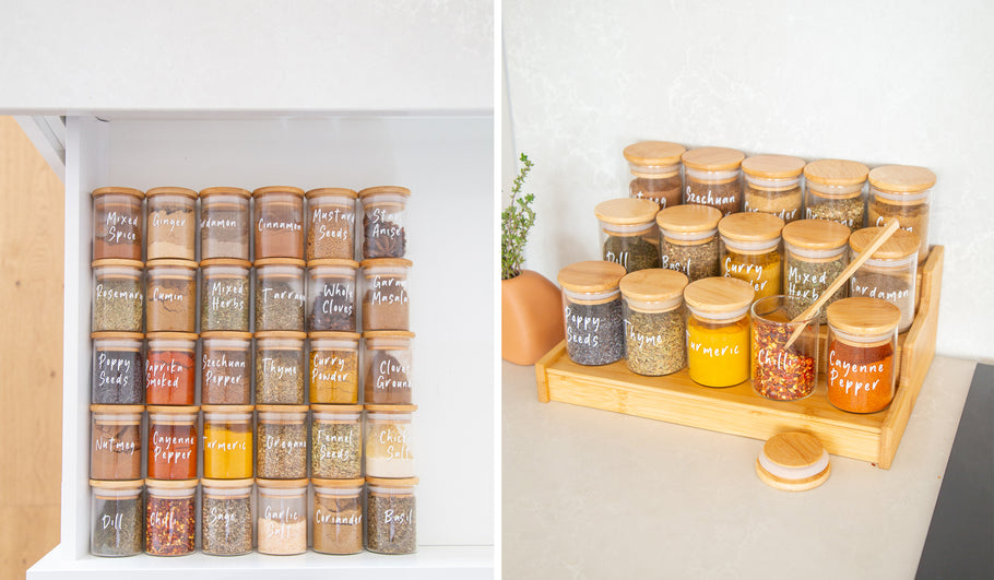 Spice up your kitchen with our spice jars