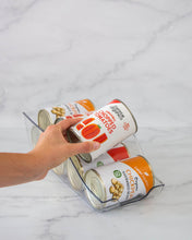 Load image into Gallery viewer, Can organiser made from an occlusive plastic material, to store and organise canned goods