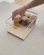 Load image into Gallery viewer, Basket with Wooden Tray