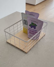 Load image into Gallery viewer, Large Basket with Wooden Tray