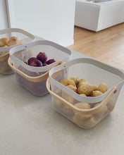 Load image into Gallery viewer, Basket with Wooden Handle Set