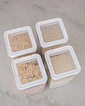 Load image into Gallery viewer, Pantry storage container with airtight lid for storing rice, oats and muesli