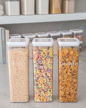 Load image into Gallery viewer, Cereal storage container with airtight lid for storing cereal, muesli and oats