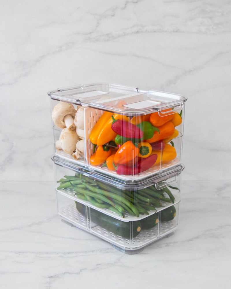 Container Frig Fridge Container with Drainage L | The Home Label