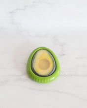 Load image into Gallery viewer, Silicone avocado saver pod with flexible lid designed to keep cut avocados fresh and prevent browning