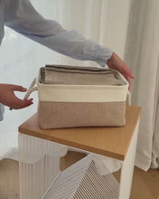 Load image into Gallery viewer, Linen Storage Basket S