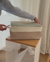 Load image into Gallery viewer, Linen Storage Basket M