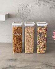 Load image into Gallery viewer, Cereal storage container with airtight lid for storing cereal, muesli and oats
