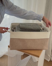 Load image into Gallery viewer, Linen Storage Basket L