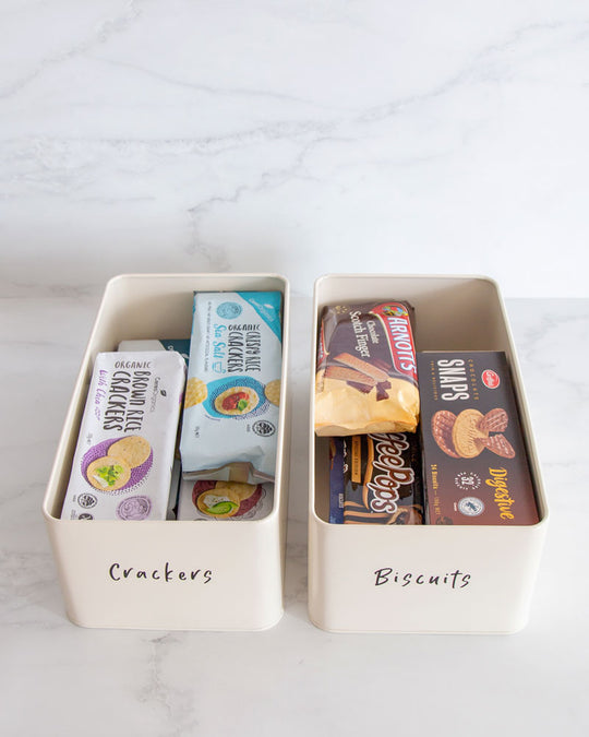 Biscuit & Cracker Container Set The Home Label