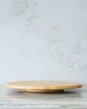 Load image into Gallery viewer, Bamboo lazy susan with spinning feature used to store items such as condiments, oils and spreads for easy access to items